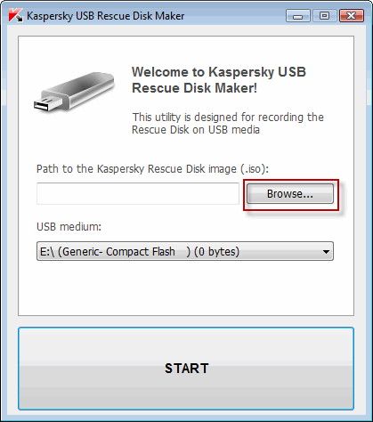 Инструмент создаст наш аварийный диск на цепочке ключей USB, как вы видите на изображениях: